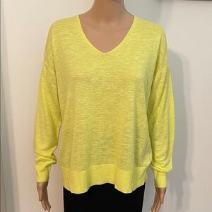 NWT Banana Republic Linen Blend V-Neck Sweater